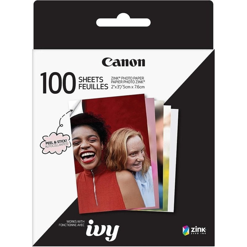 Canon ZINK Photo Paper 2x3 Inch, Colorful Prints, Zero Ink Technology