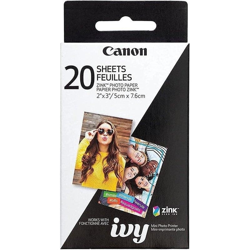Canon ZINK Photo Paper 2x3 Inch, Colorful Prints, Zero Ink Technology