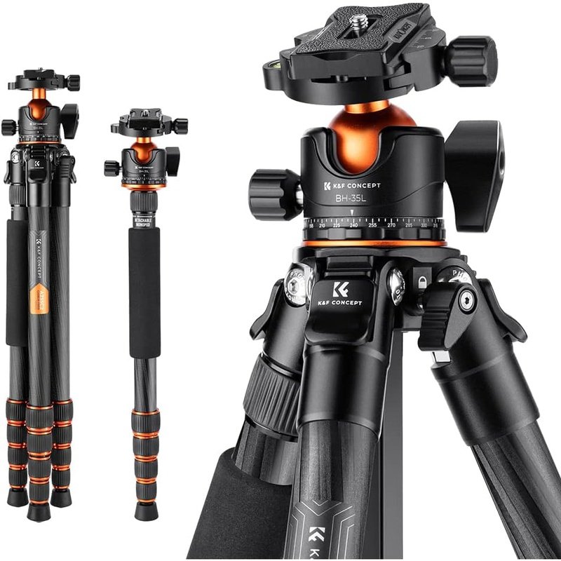 Carbon Fiber Camera Tripod & Monopod, 60