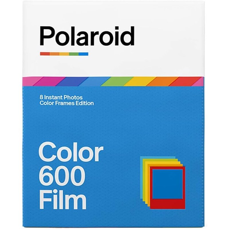 Color Film for 600 White and Color Frame, Photo Album, Cleaning Cloth, 2 Pack