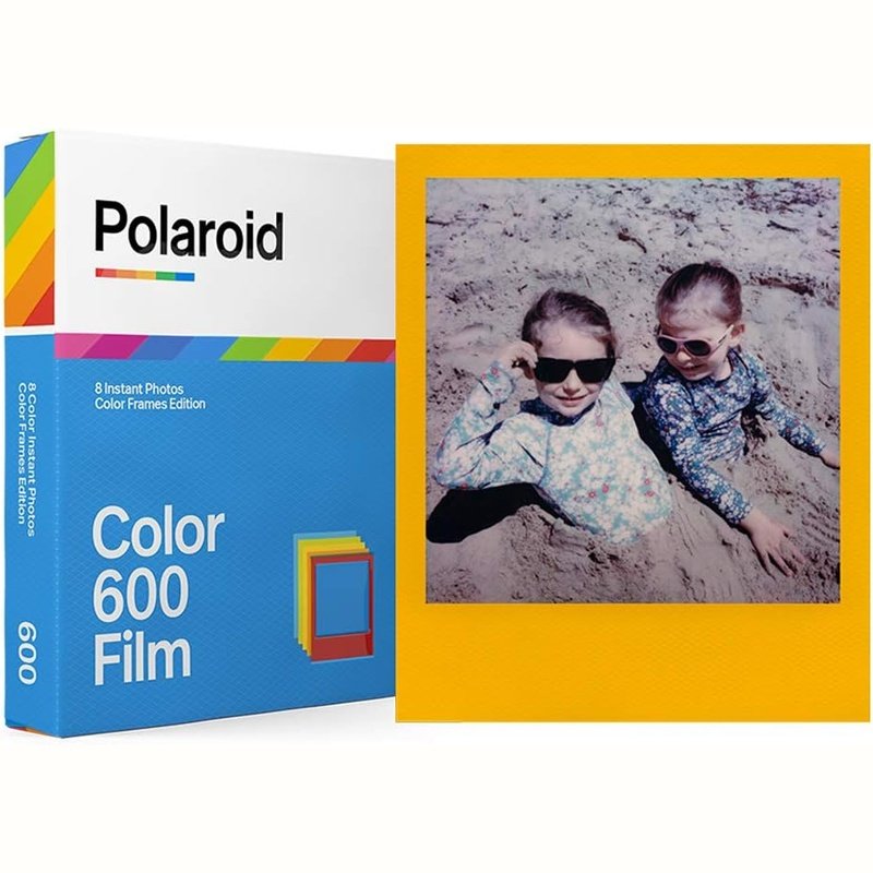 Color Film for 600 White and Color Frame, Photo Album, Cleaning Cloth, 2 Pack