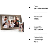 Digital Photo Frame 10.1" WiFi Touch Screen w/16GB Storage, Wall Mountable