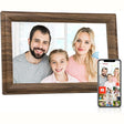 Digital Photo Frame 10.1" WiFi Touch Screen w/16GB Storage, Wall Mountable