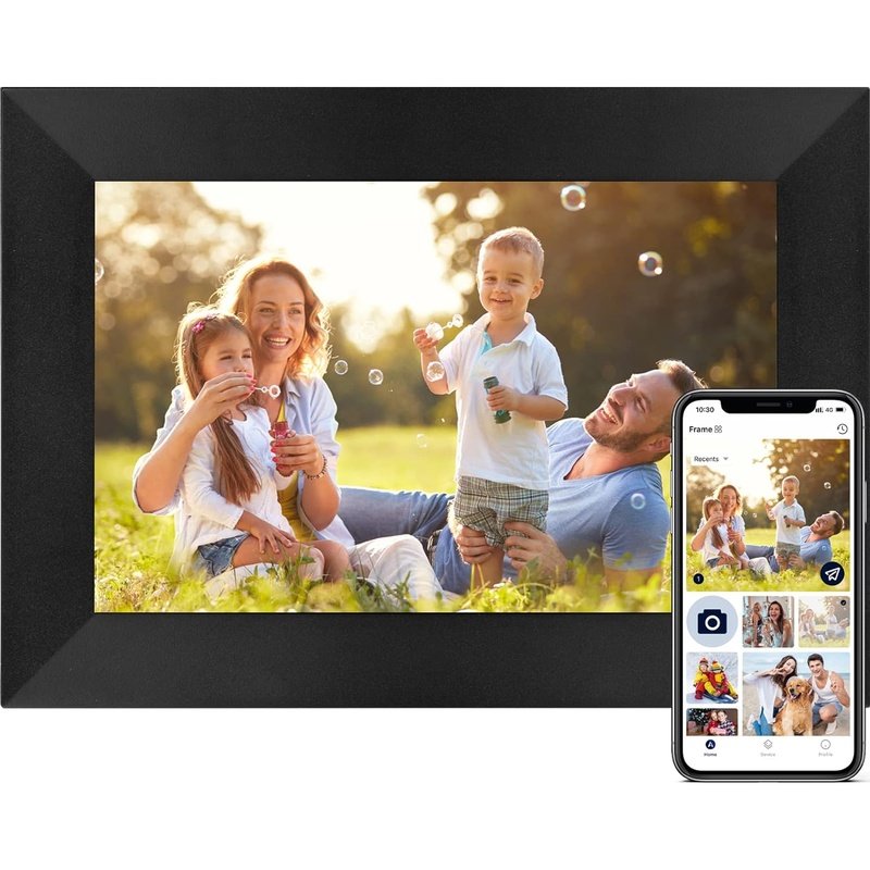 Digital Photo Frame WiFi Touch Screen, w/16GB Storage, Share Photos Remotely