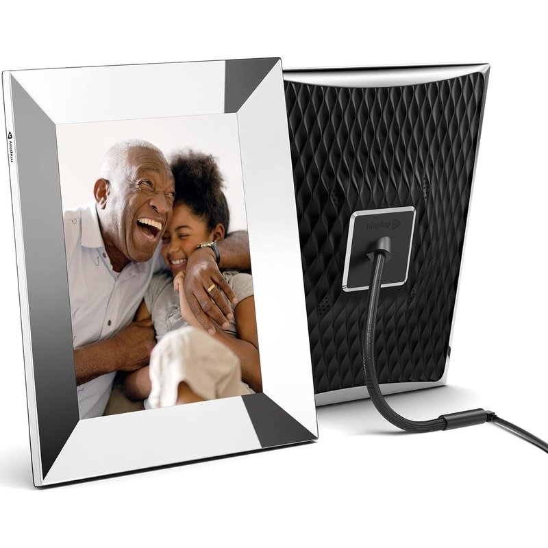 Digital Picture Frame Smart Frame, Share Video Clips and Photos Instantly, Wi-Fi