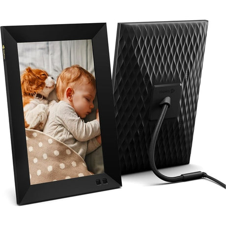 Digital Picture Frame Smart Frame, Share Video Clips and Photos Instantly, Wi-Fi