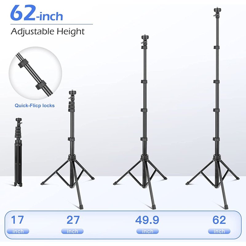 Extendable Cell Phone Tripod & Selfie Stick with Wireless Remote