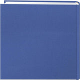 Fabric Frame Cover Photo Album 200 Pockets Hold 4X6 Photos, Sky Blue