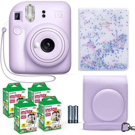 FujiFilm Instax Mini 12 Instant Film Camera and Accessory Bundle Pack