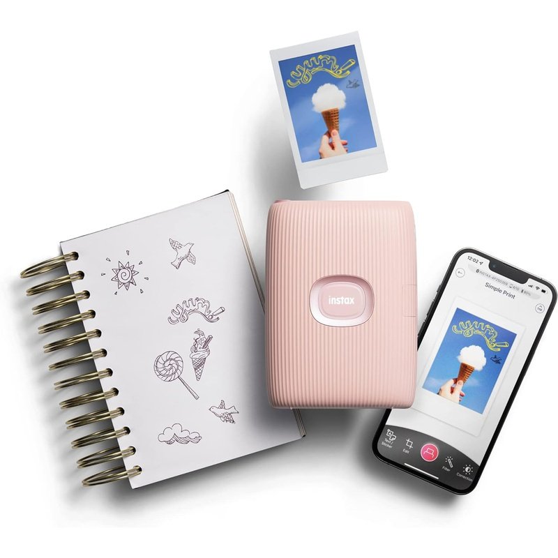 FujiFilm Instax Mini Link 2 Smartphone Printer or Bundle Up with a Case