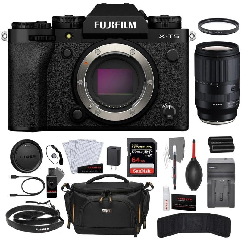 FujiFilm X-T5 Mirrorless Digital Camera Body or Lens Bundle