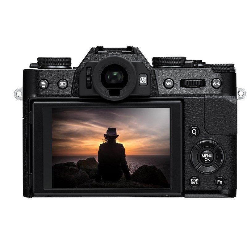 Fujifilm X-T10 Mirrorless Digital Camera with 16-50mm F3.5-5.6 OIS II Lens, Black
