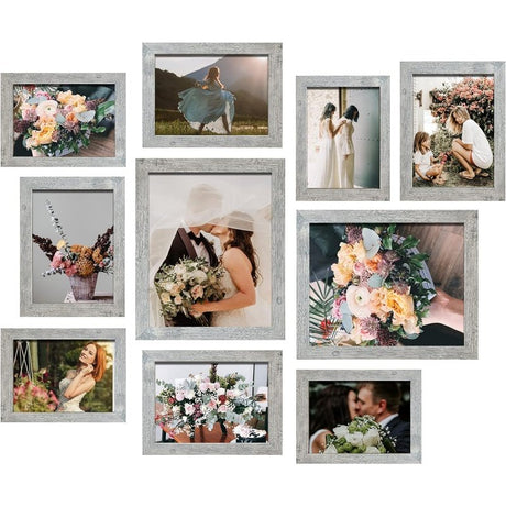 Gallery Wall Frame Collage 10-Pack for Wall or Tabletop