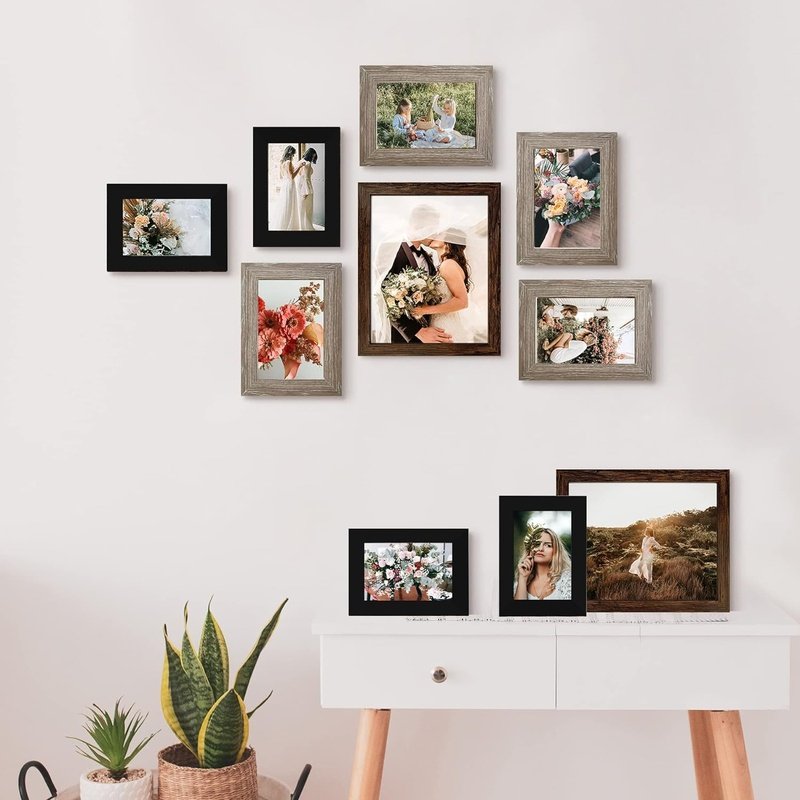 Gallery Wall Frame Collage 10-Pack for Wall or Tabletop