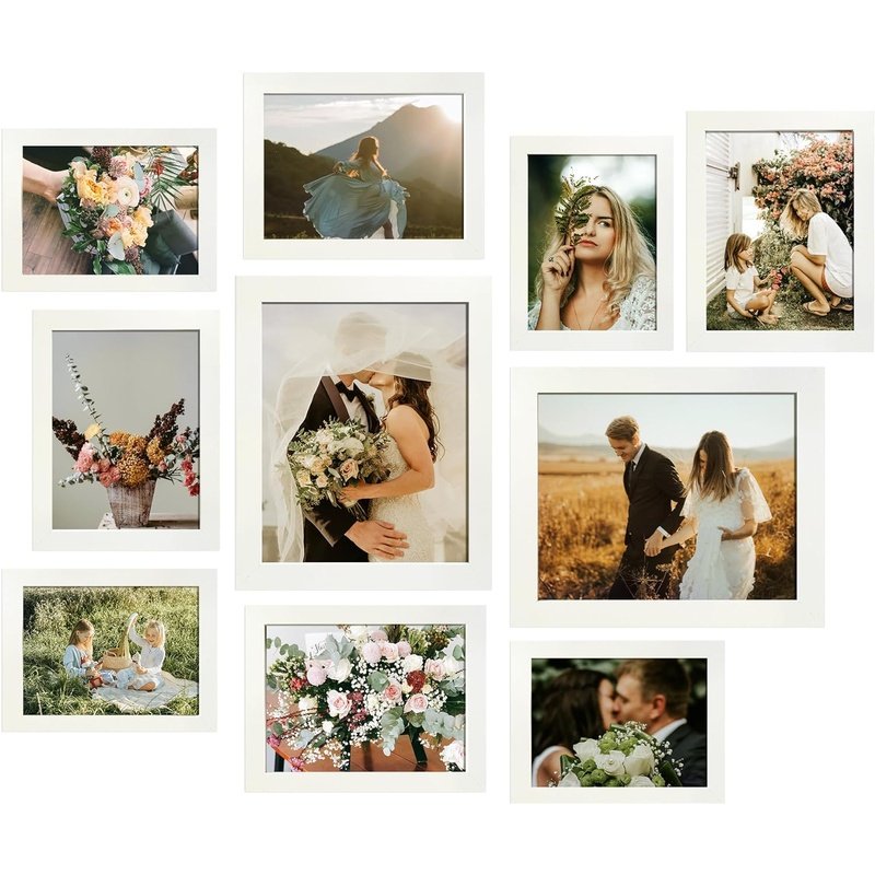 Gallery Wall Frame Collage 10-Pack for Wall or Tabletop