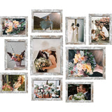 Gallery Wall Frame Set, Collage 10-Pack with 8X10 5X7 4X6 Frames in 3 Different Finishes