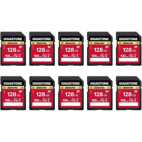 Gigastone 128GB 256GB or 512GB SD Card, V30 SDXC Camera Plus Memory Card