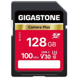 Gigastone 128GB 256GB or 512GB SD Card, V30 SDXC Camera Plus Memory Card