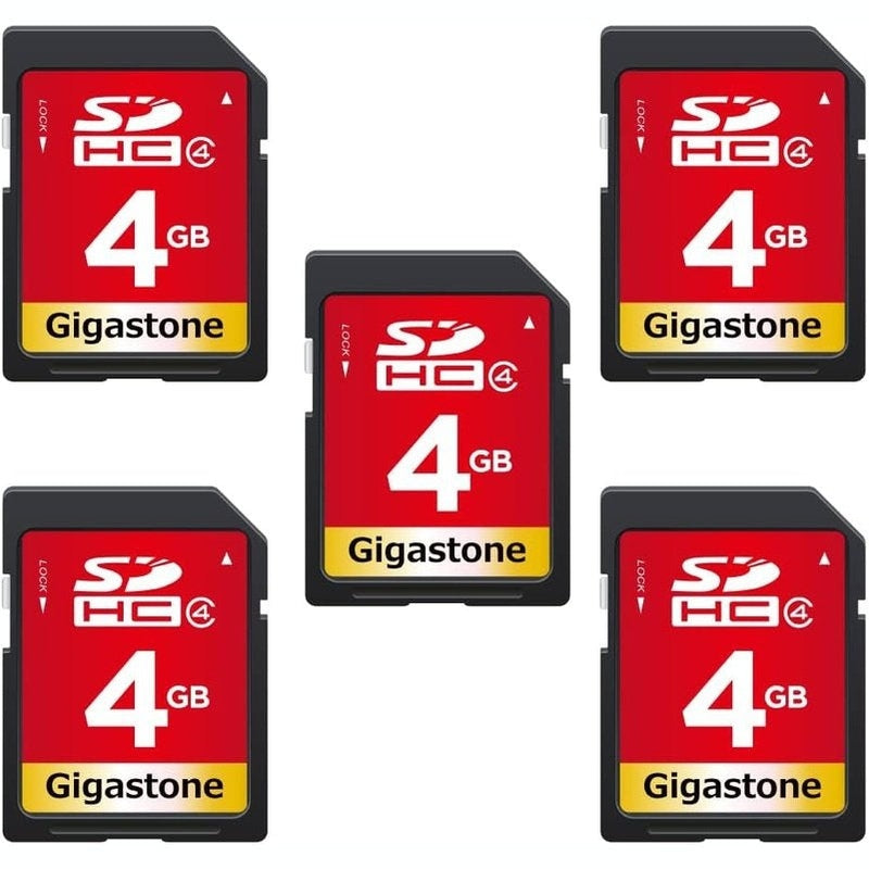 Gigastone 4GB 16GB 32GB or 128GB Single or Multi Pack SD Memory Cards