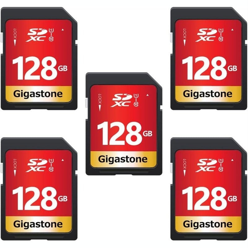 Gigastone 4GB 16GB 32GB or 128GB Single or Multi Pack SD Memory Cards