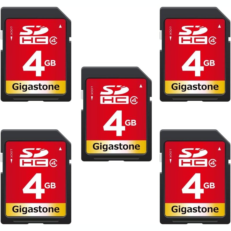 Gigastone 4GB 16GB 32GB or 128GB Single or Multi Pack SD Memory Cards