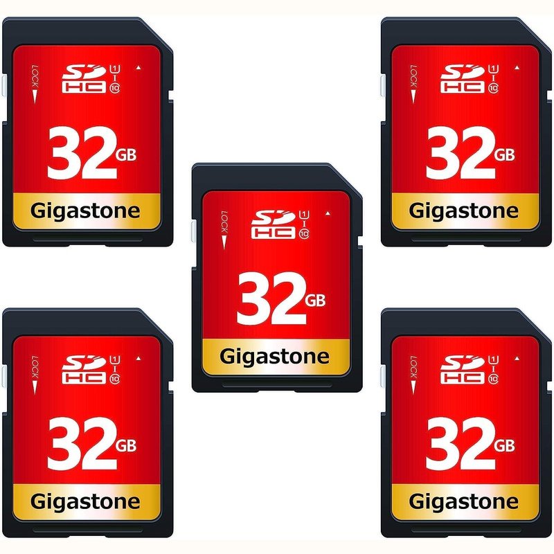 Gigastone 4GB 16GB 32GB or 128GB Single or Multi Pack SD Memory Cards