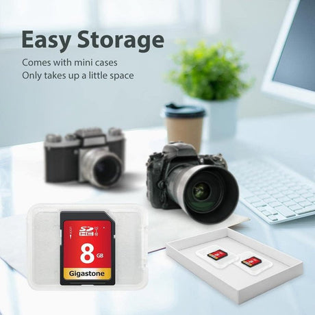 Gigastone 4GB, 8GB or 64GB SD Memory Cards