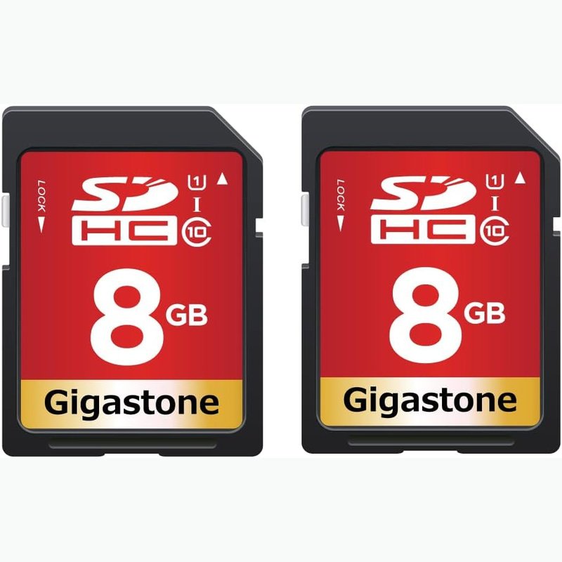 Gigastone 4GB, 8GB or 64GB SD Memory Cards