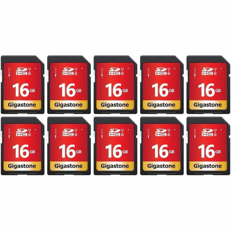 Gigastone 8GB 16GB 64GB or 128GB Single and Multi Pack SD Memory Cards