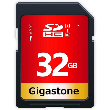 Gigastone 8GB 16GB 64GB or 128GB Single and Multi Pack SD Memory Cards