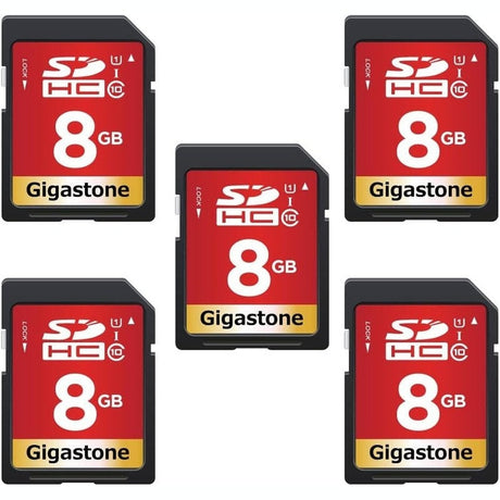 Gigastone 8GB 16GB 64GB or 128GB Single and Multi Pack SD Memory Cards