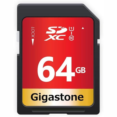 Gigastone 8GB 16GB 64GB or 128GB Single and Multi Pack SD Memory Cards