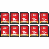 Gigastone 8GB 16GB 64GB or 128GB Single and Multi Pack SD Memory Cards