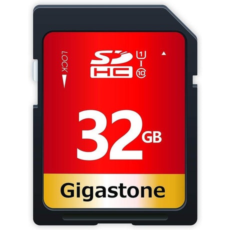 Gigastone 8GB 16GB 64GB or 128GB Single and Multi Pack SD Memory Cards