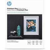 HP Premium Plus Photo Paper, Glossy, 50 Sheets, 8.5X11 Inch, CR664A