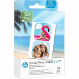 HP Sprocket 2X3" Premium Zink Sticky Back Photo Paper, Basic or Bundle