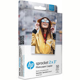 HP Sprocket 2X3" Premium Zink Sticky Back Photo Paper, Basic or Bundle