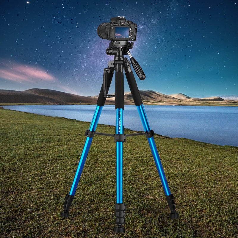 Heavy-Duty Professional DSLR Camera Tripod & Monopod Stand, 74