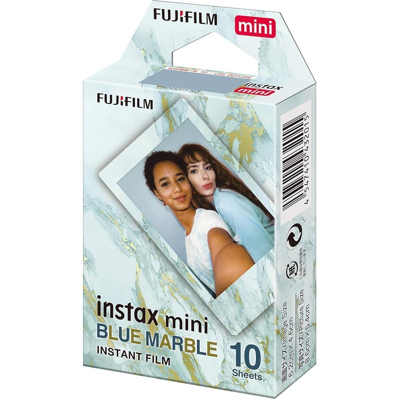 Instax Mini Blue Marble Film - 10 Exposures