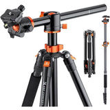 K&F Concept Aluminum Camera Tripod 73 Inch or 90 Inch w/28mm Ball Head