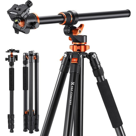 K&F Concept Aluminum Camera Tripod 73 Inch or 90 Inch w/28mm Ball Head