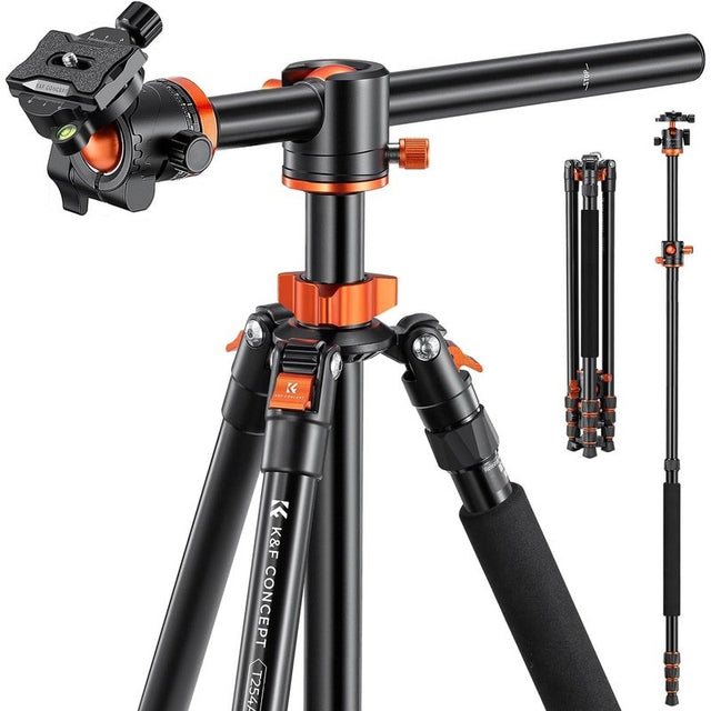 K&F Concept Aluminum Camera Tripod 94 Inch w/28mm Ball Head and Monopod