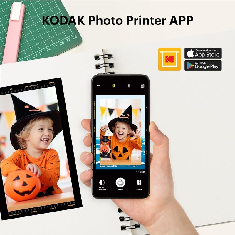 KODAK Dock Plus Instant Photo Printer, Prints 4X6 inch Photos, Bundle