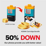 KODAK Dock Plus Instant Photo Printer, Prints 4X6 inch Photos, Bundle