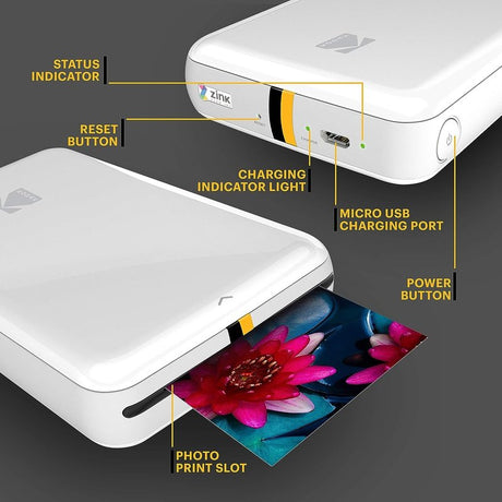 KODAK STEP Instant Photo Printer with Zink Technology