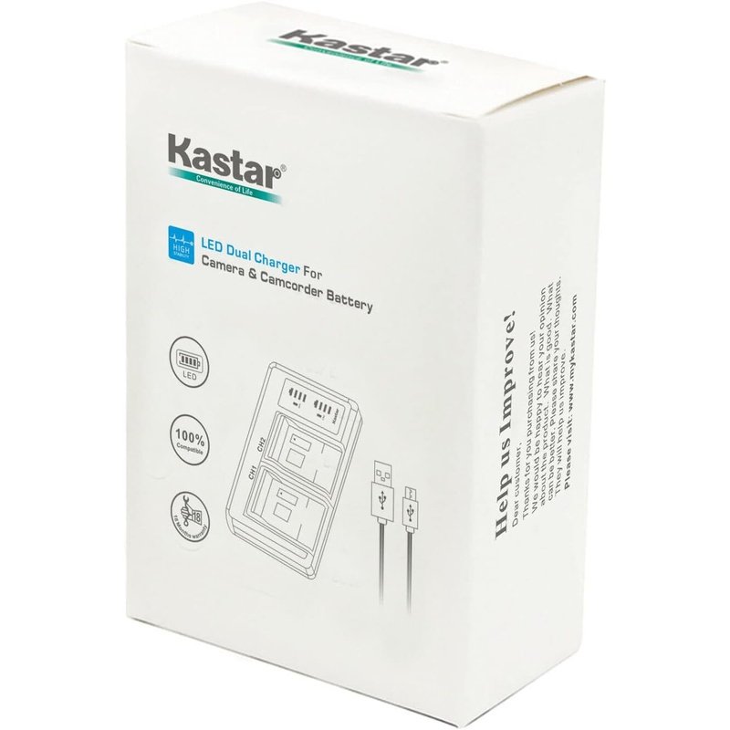 Kastar NP-120 Battery and LTD2 Dual Battery Charger for Select Minolta Cameras