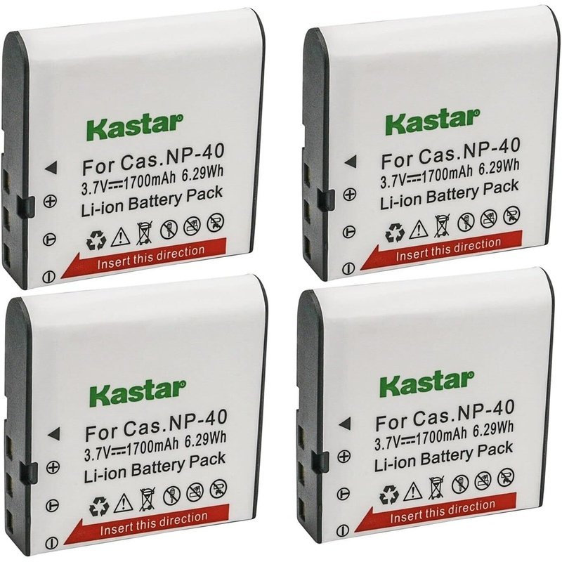 Kastar NP-40 Battery Replacements for Select Minolta Cameras