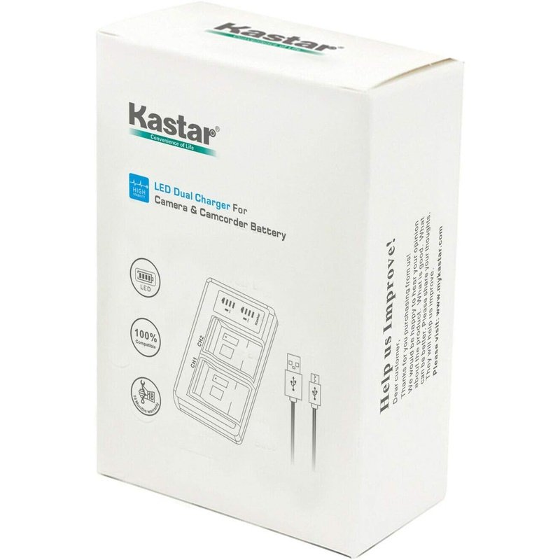 Kastar NP-W126 Battery and LTD2 Charger Replacement for FujiFilm