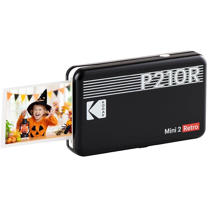 Kodak Mini 2 Retro P210R Portable Photo Printer and Accessory Bundle