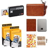 Kodak Mini 2 Retro P210R Portable Photo Printer and Accessory Bundle